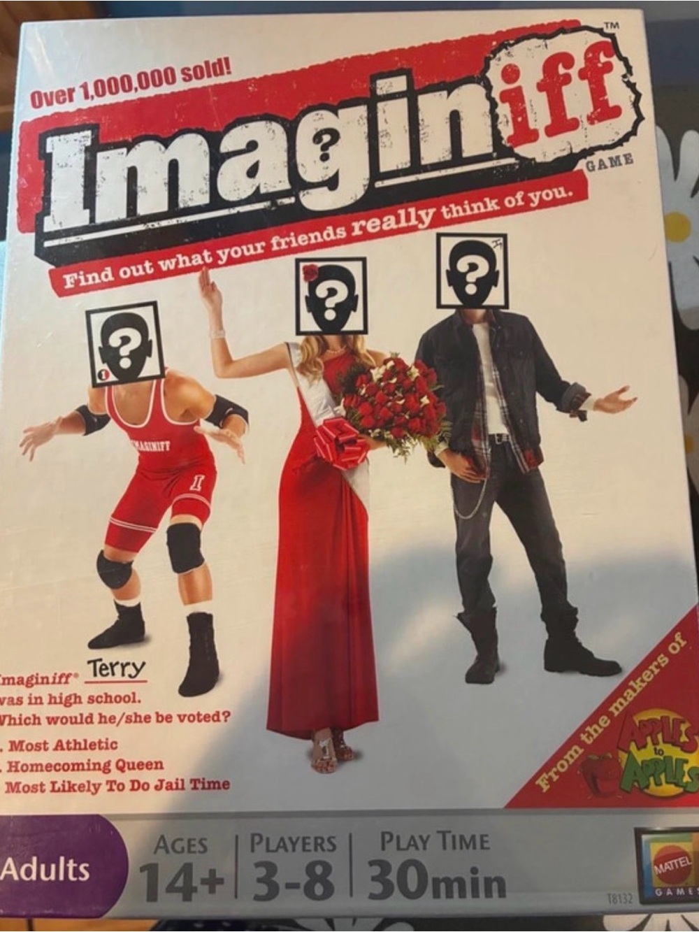 Mattel Imaginiff Party Game - Red and White Box
